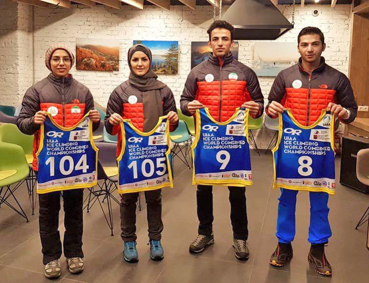 کسب مقام دوم جهان توسط تیم ملی یخ‌نوردی ایران در روسیه