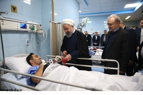 عکس | افتتاح بزرگترین اورژانس بیمارستانی استان گلستان با حضور رییس جمهور