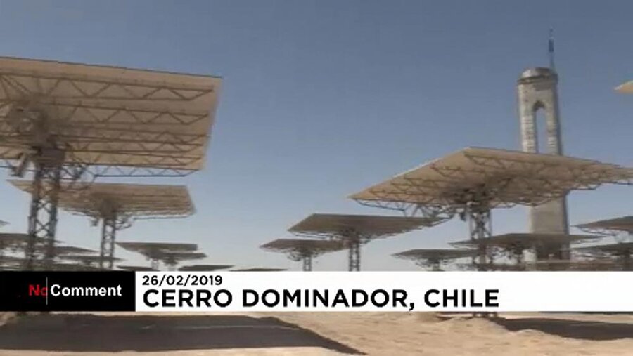 عکس | نیروگاه حرارتی خورشیدی شیلی 