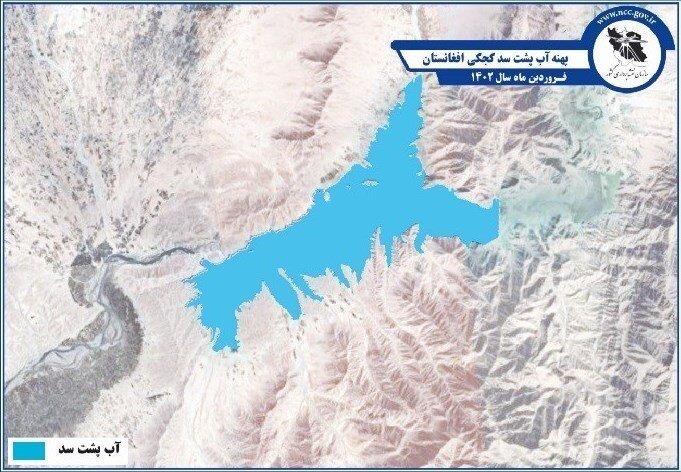 دروغ طالبان به ایران درباره نبود آب کافی در پشت سدهای کجکی و کمالخان | این تصاویر ماهوارهای گویای واقعیت است