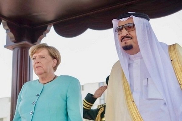 صدراعظم آلمان و شاه عربستان