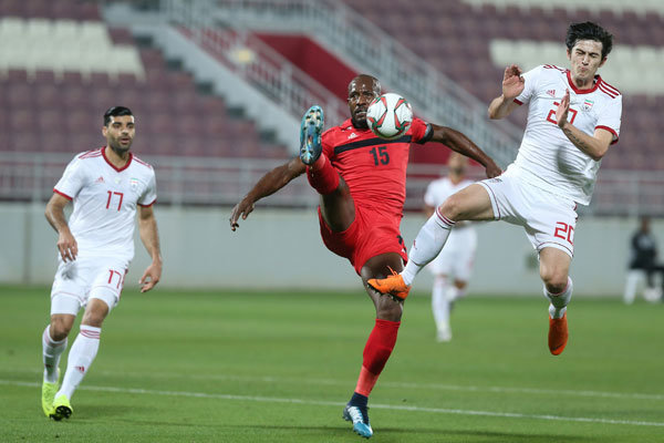 توقف تیم ملی فوتبال ایران برابر فلسطین