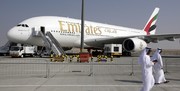 ورود اولین هواپیمای “امارات” به ایران پس از توقف چند هفته‌ای + فیلم
