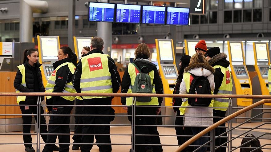 اعتصاب در فرودگاه هاي آلمان