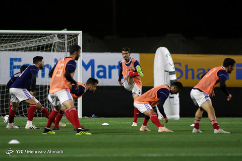 آخرین تمرین تیم ملی فوتبال ایران پیش از بازی مقابل عمان