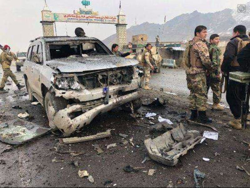 حمله به خودروی استاندار لوگر افغانستان