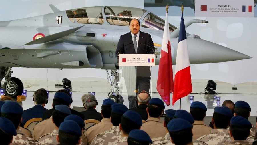 قطر اولین جنگنده رافال فرانسه را تحویل گرفت