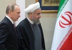 دیدار روسای جمهور روسیه و ایران/ تسلیت پوتین به روحانی