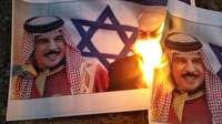 آتش زدن تصاویر پادشاه بحرین و نتانیاهو