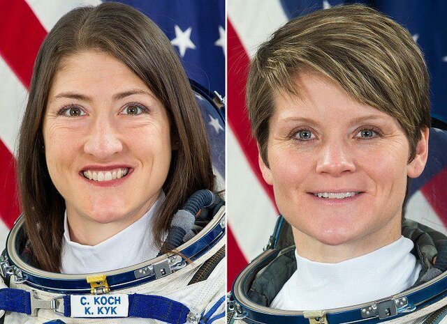 ۲ فضانورد زن در روز ۲۹ مارس در فضا راهپیمایی خواهند کرد