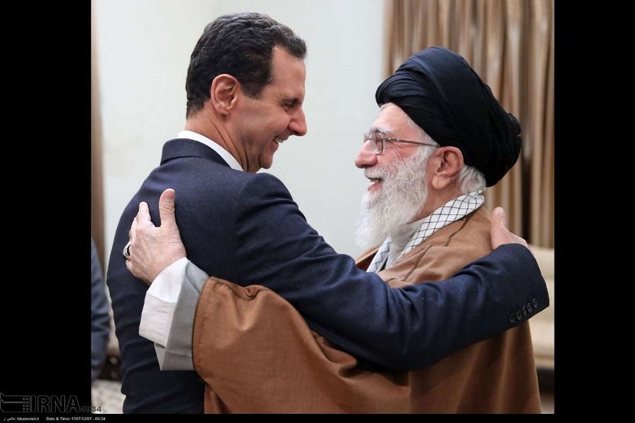 ديدار بشار اسد با مقام معظم رهبري