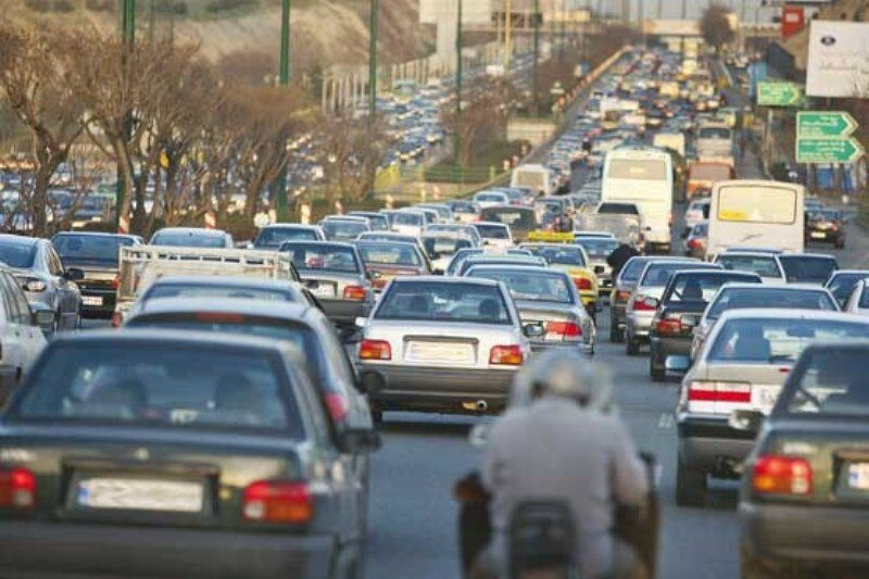 ترافیک در مسیرهای جنوبی تهران سنگین است