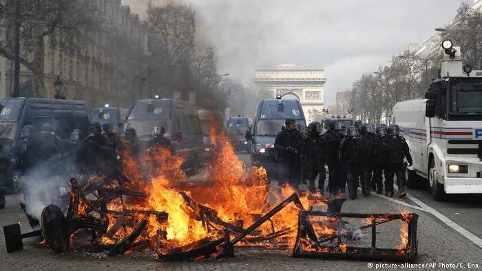 اعتراضات جليقه زردها در فرانسه