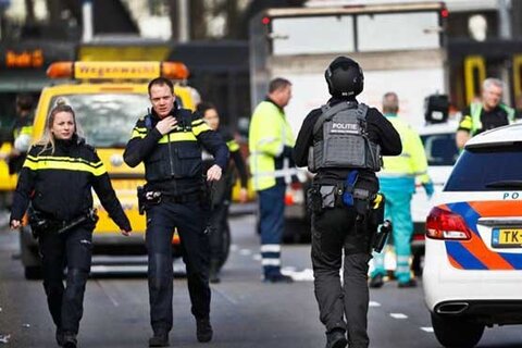 ۳ کشته و ۹ زخمی در تیراندازی در هلند / اعلام وضعیت امنیتی در پی فرار مهاجم