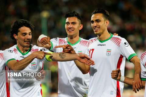 دیدار تیم‌های فوتبال امید ایران و ترکمنستان