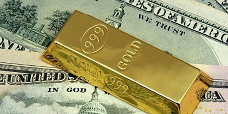 کاهش یک دلاری قیمت طلای جهانی