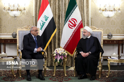 استقبال رسمی روحانی از عادل عبدالمهدی، نخست وزیر عراق