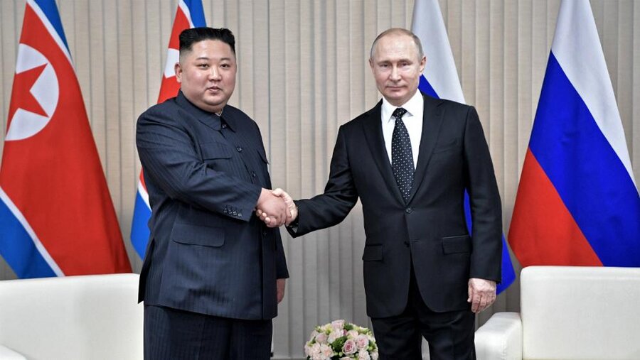 دیدار تاریخی سران کره شمالی و روسیه؛ پوتین از تلاش کیم برای عادی‌سازی روابط با آمریکا قدردانی کرد