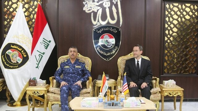 كاردار سفارت آمريكا در عراق و پليس فدرال عراق