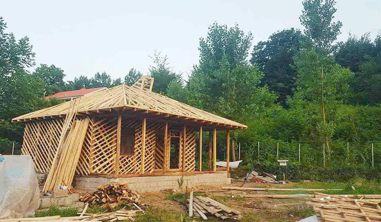 ساخت اقامتگاه‌های بوم‌گردی در گیلان