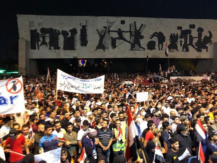تظاهرات هواداران صدر در عراق