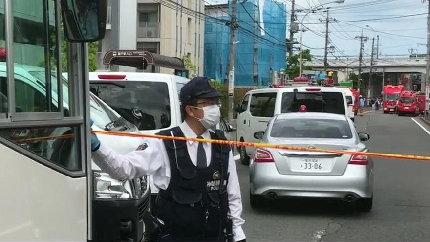 حمله با چاقو به مسافران اتوبوس در ژاپن