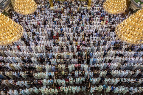 نماز عید فطر در بین الحرمین