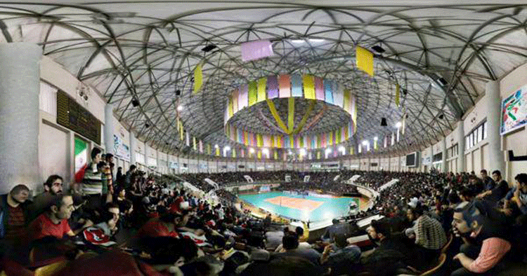 ورزشگاه غدیر میزبان رقابت‌های والیبال ملت‌های جهان