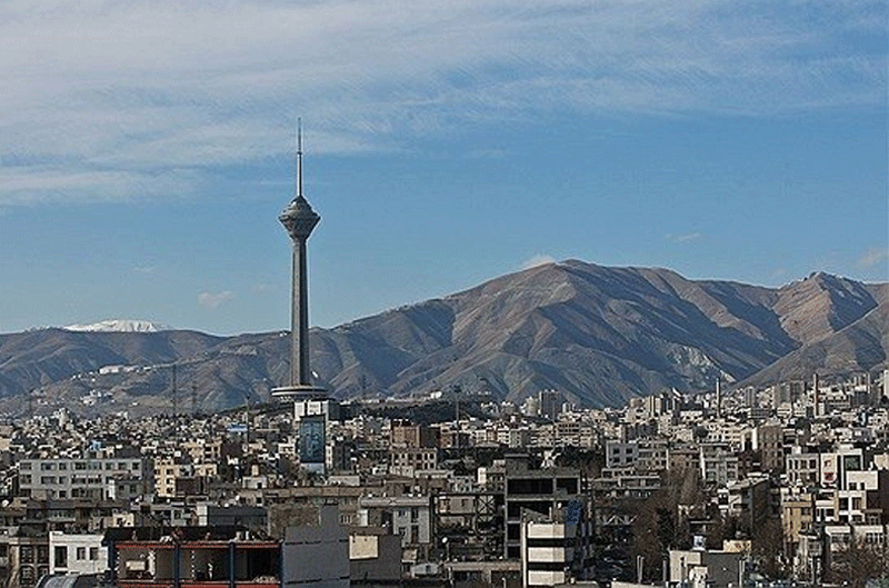 کیفیت هوای تهران در شرایط سالم