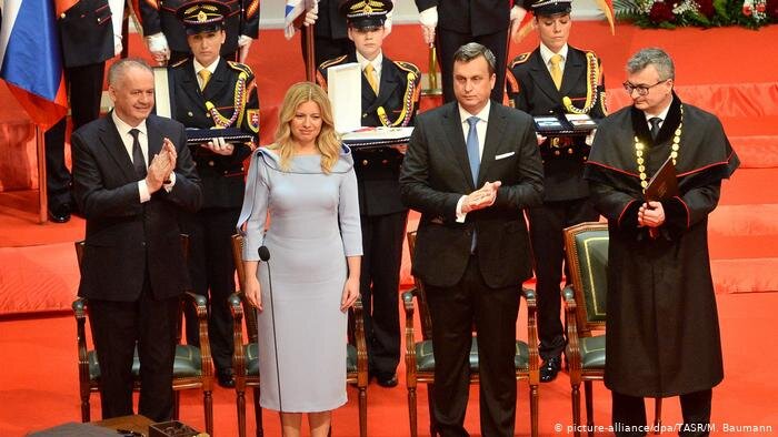 نخستين رئيس جمهور خانم در اسلواكي سوگند ياد كرد