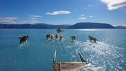 عکس خیره‌کننده‌ای که ذوب یخ در گرینلند را آشکار می‌کند