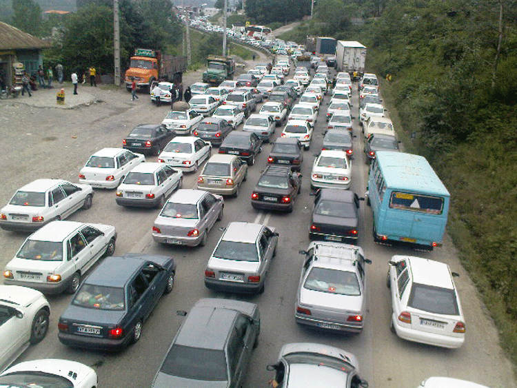 ترافیک در محور سوادکوه