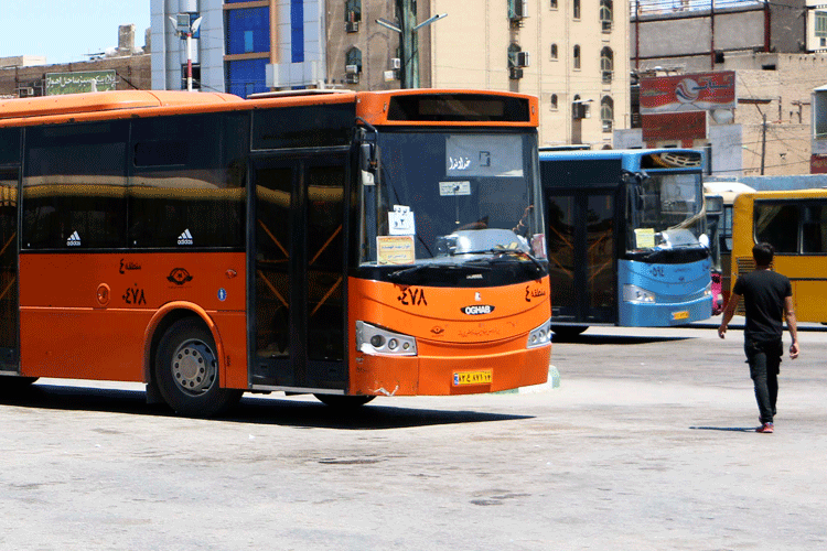 اتوبوس‌هاي فعال در اهواز