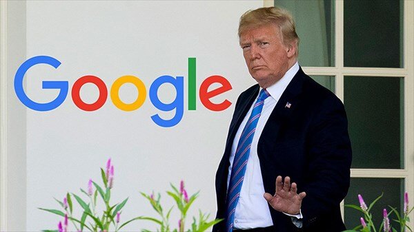 ترامپ گوگل را بخيانت متهم كرد