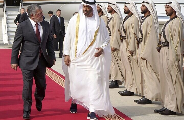 سفر شاه اردن به امارات