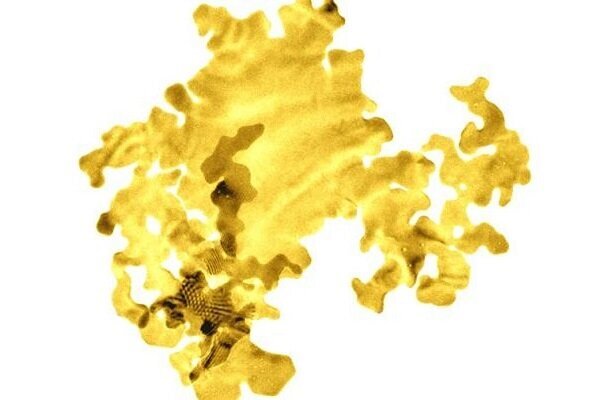 باریک ترین طلای جهان با ضخامت ۲ اتم تولید شد