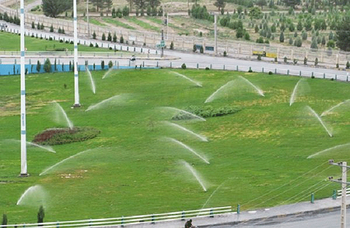 آبیاری بیش از ۵۸ درصد فضای سبز شهر تهران با استفاده از شبکه‌های آبیاری مکانیزه و تحت فشار