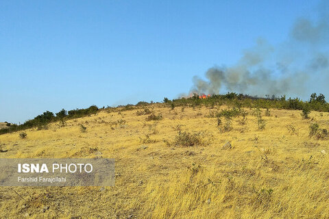 تصاویر آتش‌سوزی در جنگل‌های ارسباران