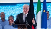 اتفاق عجیب برای  رئیس جمهور آلمان در قطر + فیلم
