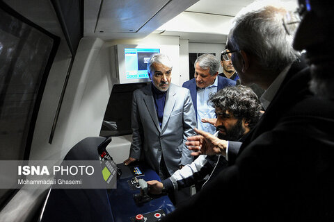 مراسم افتتاح ۸.۵ کیلومتر از نیمه شرقی خط ۷ مترو تهران