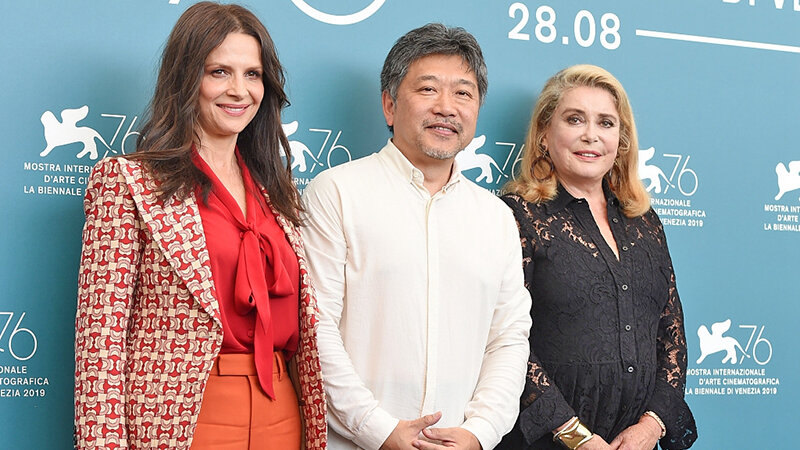 كاترين دونوو، كره-ادا و ژوليت بينوش در جشنواره ونيز 2019