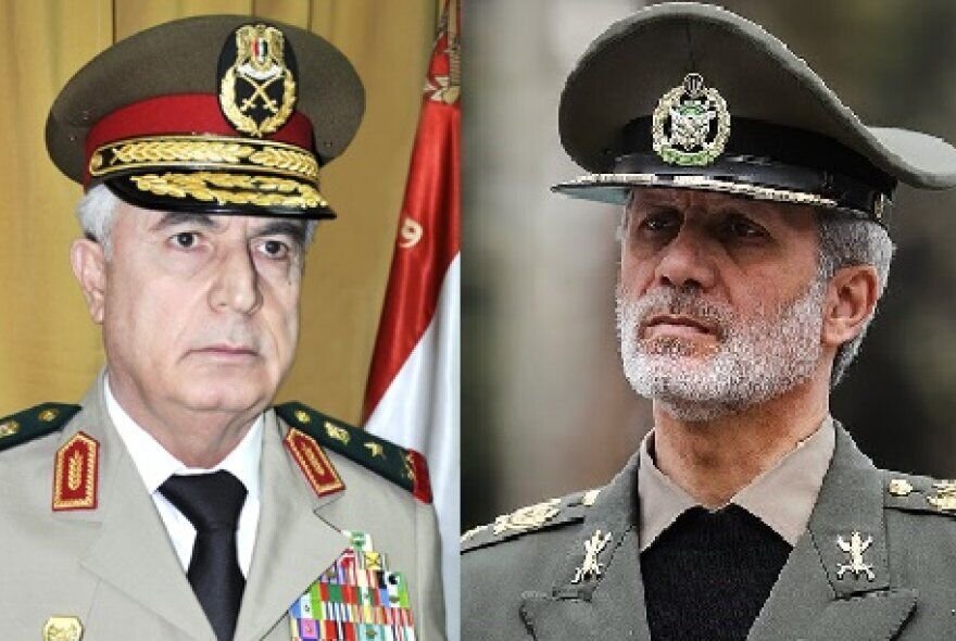 تاکید وزرای دفاع ایران و سوریه بر گسترش همکاری های دفاعی