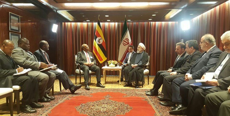 نخست وزیر اوگاندا با روحانی دیدار کرد