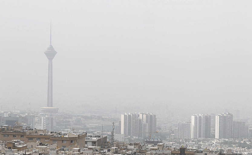 آسمان تهران غبارآلود می‌شود