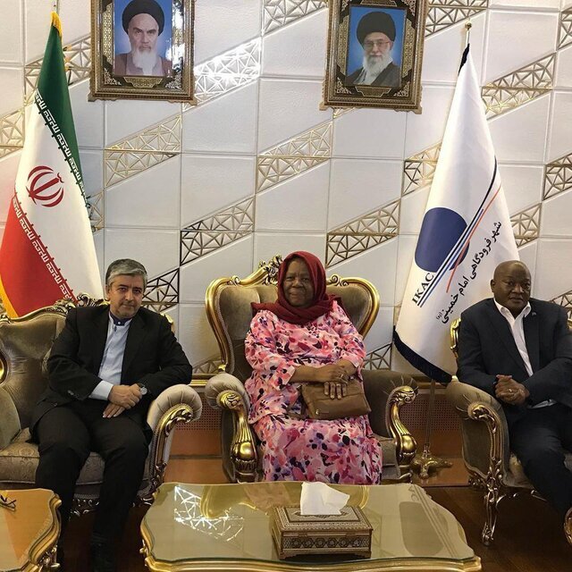 وزير خارجه آفريقاي جنوبي در تهران