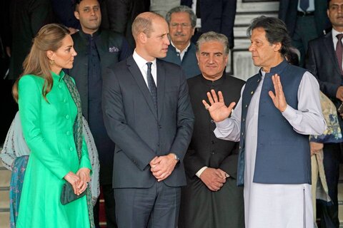 شاهزاده ویلیام و همسرش کیت میدلتون در سفر به پاکستان