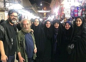 عکس | شقایق فراهانی، نیلوفر شهیدی و مسعود فراستی در کربلا