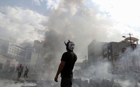 تظاهرات گسترده در شهر کیتو، پایتخت اکوادور