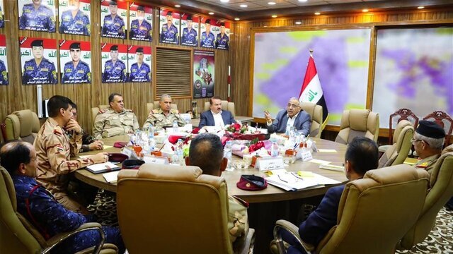 نشست نخست وزیر عراق و فرماندهان امنیتی