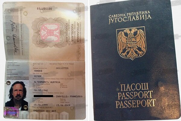 پاسپورت پيتر هانتكه